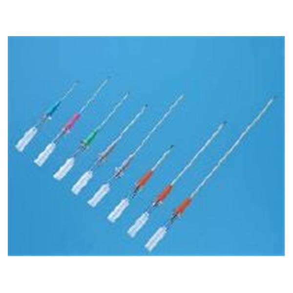 Catheter Peripheral Venous Angiocath IV Shielded Orange 14gx5-1/4